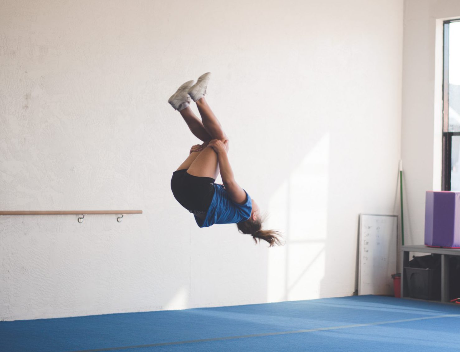 Kid doing some flips